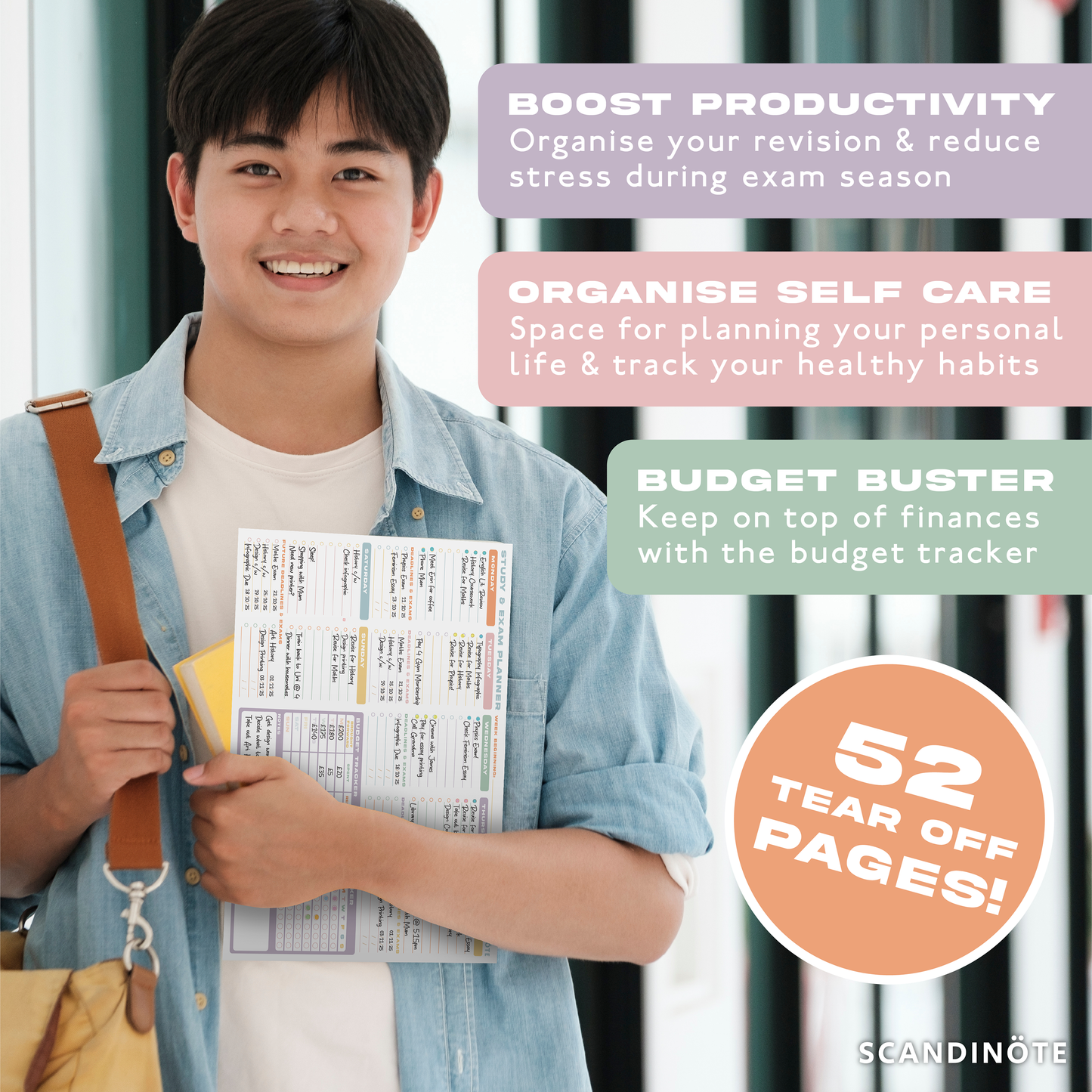 Scandinote Student Study Revision and Exam Planner